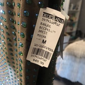 Jeweled green dress